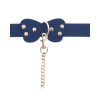 Taboom obróżka ze smyczą Silicone Collar and Leash - obroża i smycz (czarny/złoty)