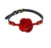 ZALO & UPKO Doll Series Rose Ball Gag Black Straps