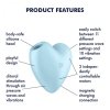 Satisfyer Stymulator-Cutie Heart (Blue) - masażer łechtaczki (niebieski)