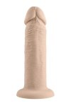 EVOLVED 6INCH VIBRATING DONG, LIGHT FLESH - dildo z wibracjami (cielisty)