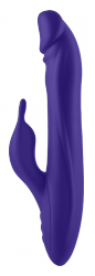 FemmeFun Booster Rabbit XL Dark Purple - wibrator króliczek (fioletowy)