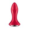 Satisfyer Plug-Rotator Plug 1 Connect App (Red) - korek analny (czerwony)