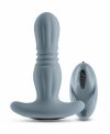 NS Novelties Gemini Grey - korek analny z wibracjami (szary)