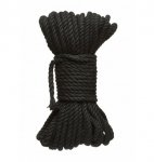 Kink by Doc Johnson - Hogtied Bind & Tie sznur do krępowania 9m x 6mm , czarny