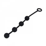 NEXUS EXCITE MEDIUM SILICONE ANAL BEADS BLACK - kulki analne (czarne)