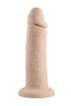 EVOLVED 6INCH VIBRATING DONG, LIGHT FLESH - dildo z wibracjami (cielisty)