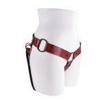 Sportsheets Saffron Monte Strap On - pasek do strapona (czerwony)
