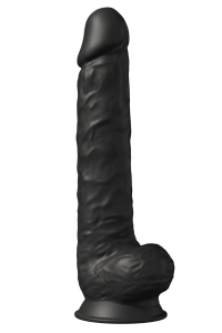 Dream Toys REAL LOVE DUAL DENSITY XXL DILDO 15INCH Black - dildo (czarny) 