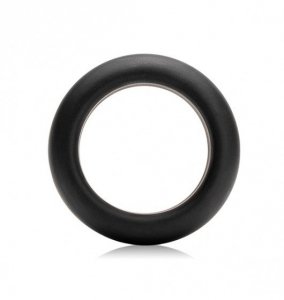 Je Joue Maximum Stretch Silicone Cock Ring Black - pierścień erekcyjny (czarny)