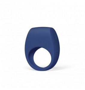 Lelo Tor 3 Base Blue - wibrujący pierścień na penisa (niebieski)