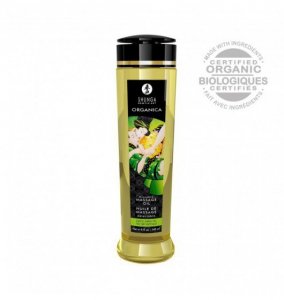 Shunga Natural Massage Oil Organica Green Tea 240ml - olejek do masażu (o zapachu zielonej herbaty)