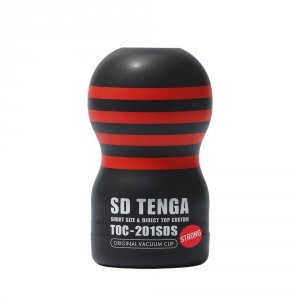 Tenga SD Original Vacuum Cup Strong - masturbator oralny (czerwony)