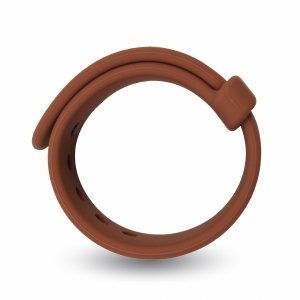 Velv'Or Rooster Jason Size Adjustable Firm Strap Design Cock Ring Brown - pierścień erekcyjny (brązowy)