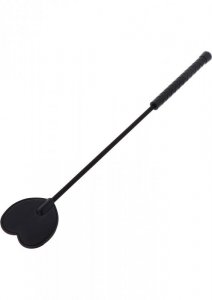 Crop Whip Heart Black