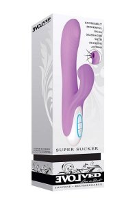 EVOLVED SUPER SUCKER PURPLE - wibrator króliczek (fioletowy)
