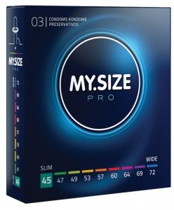 MY.SIZE Pro 45 mm - Prezerwatywy (1op./3szt.)