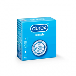 Durex Classic - Prezerwatywy klasyczne (1op./3szt.)