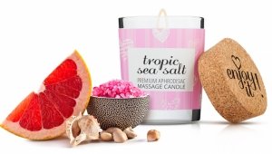 MAGNETIFICO ENJOY IT! Tropic sea salt - aromatyczna świeczka do masażu (tropikalna sól morska)