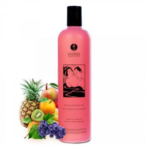 Shunga Bath & Shower Gel Exotic Fruits 500 ml - - żel pod prysznic (owoce egzotyczne)