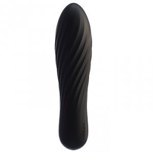 Svakom Tulip Vibrator Black - mini wibrator (czarny)