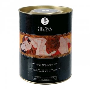 Shunga Sensual Body Powder - jadalny puder do ciała (miód)