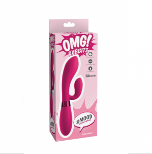 Wibrator Pipedream OMG! #Mood Silicone Vibrator Pink - Silikonowy Wibrator (Różowy)
