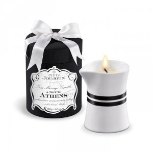 Petits Joujoux Fine Massage Candles A trip to Athens (duża) - świeca do masażu (piżmo i paczula)