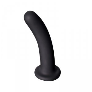 Upko Silicone Dildo Large - sztuczny penis z przyssawką (czarny)