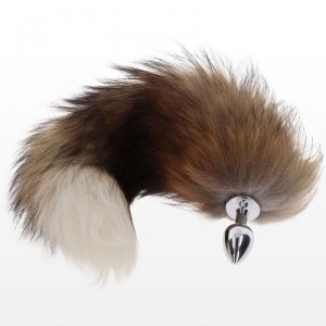 Taboom Foxtail Buttplug - korek analny lisi ogon (brąz)