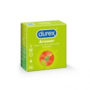 Durex Arouser - Prezerwatywy prążkowane (1op./3 szt.)