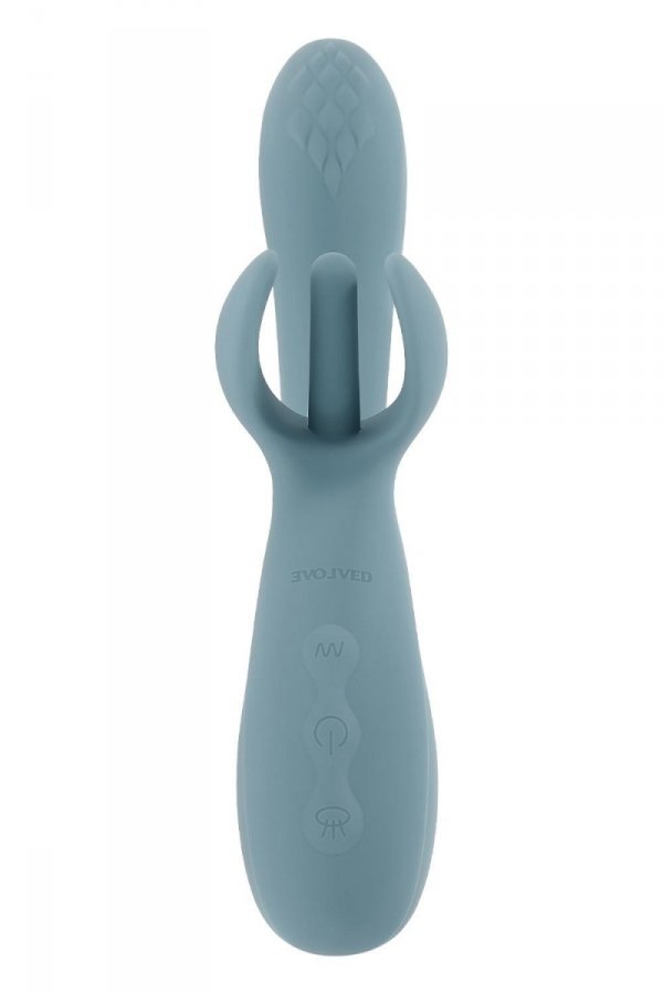 Evolved Rabbit Vibrator Take Your Flick Blue - wibrator króliczek (niebieski)