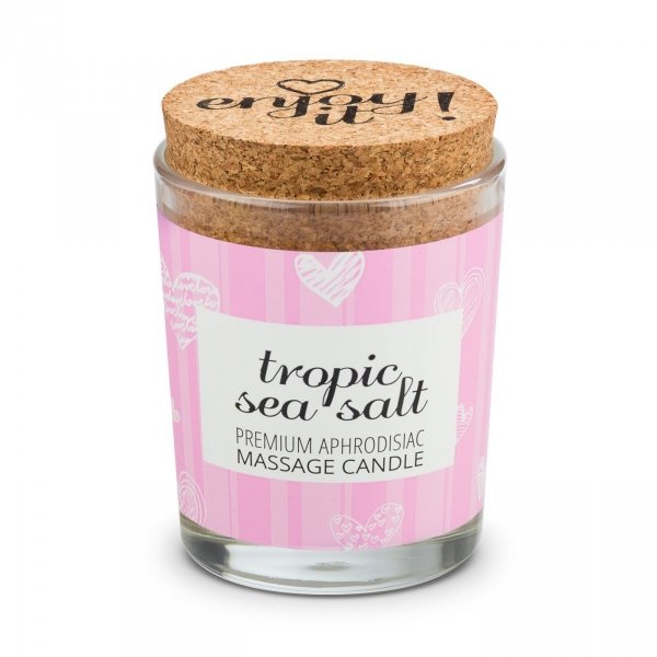 MAGNETIFICO ENJOY IT! Tropic sea salt - aromatyczna świeczka do masażu (tropikalna sól morska)