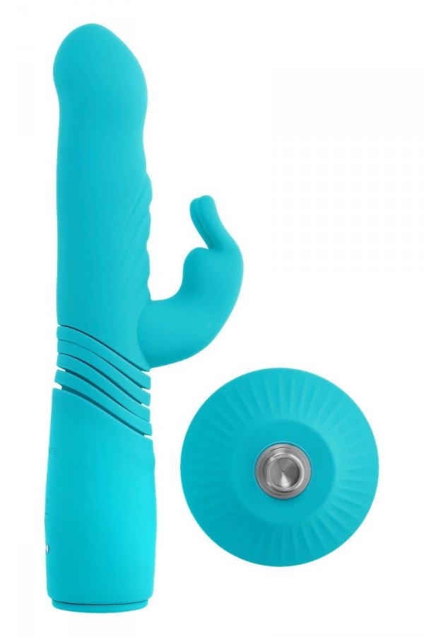 Evolved Bunny Hop - wibrator króliczek/pulsator (niebieski)
