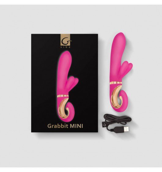 Gvibe Grabbit Mini Dolce Violet - wibrator króliczek (różowy)