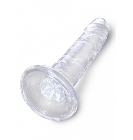 King Cock anal dildo - 6'' Cock sztuczny penis (przezroczysty)