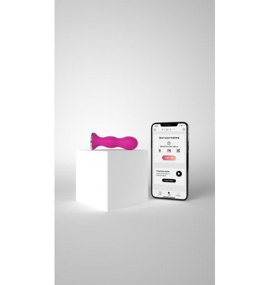 Perifit Pink - kulki gejszy podwójne z aplikacją (różowe)