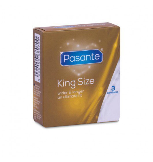 Pasante King Size - Prezerwatywy w większym rozmiarze (1op./3szt.)