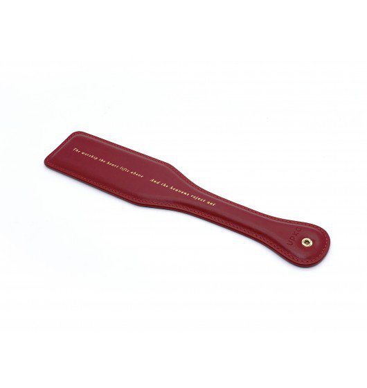 Upko Leather Kinky Tools Set Red - zestaw do krępowanie (czerwony)