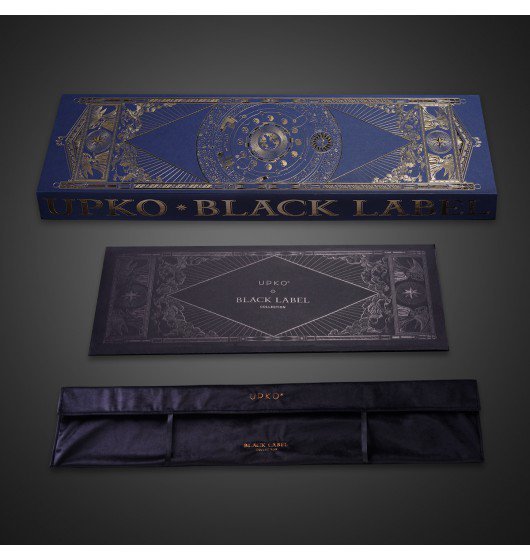 Upko Black Label Collection Riding Crop - skórzana szpicruta (czarny)
