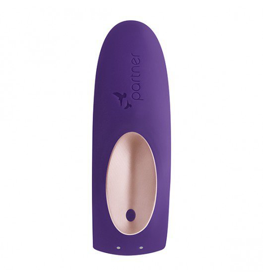 Satisfyer Partner Plus Remote - wibrator dla par (fioletowy)