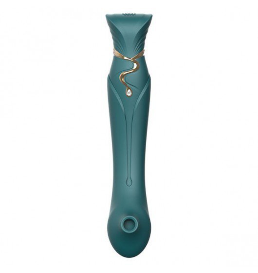 Zalo Legend Queen Set G-Spot Pulse Wave Vibrator - Wibrator Ekskluzywny (zielony)