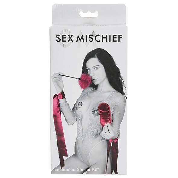 Sportsheets Sex &amp; Mischief Enchanted Starter Kit - zestaw bdsm (czerwony)