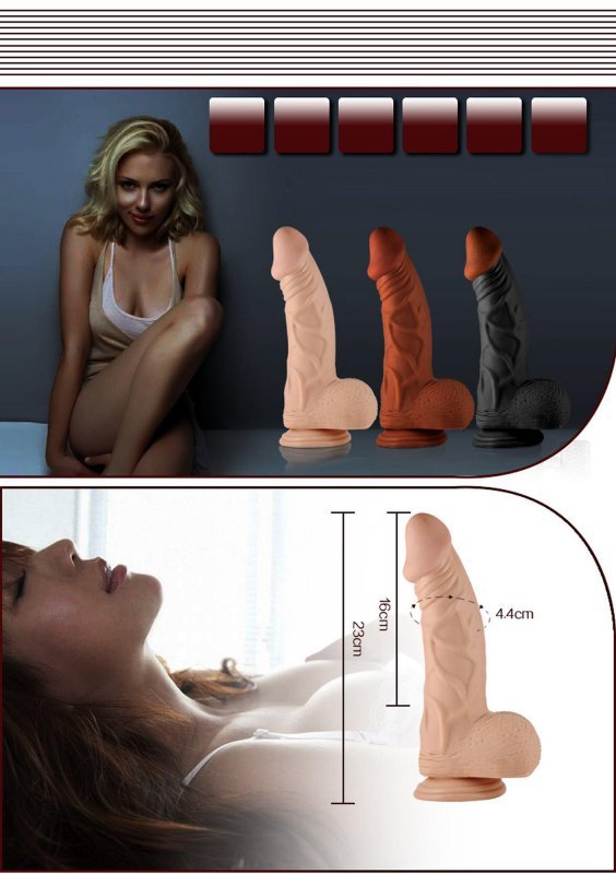 9&quot; Real Extreme Vibrating Dildo Flesh