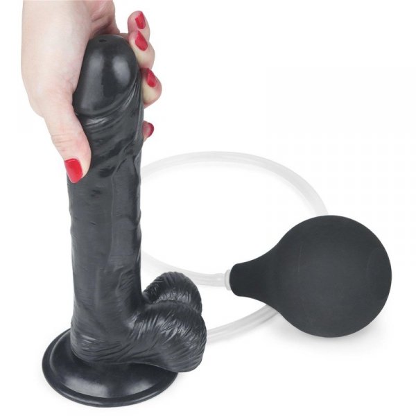 9&#039;&#039; Squirt Extreme Dildo - Black