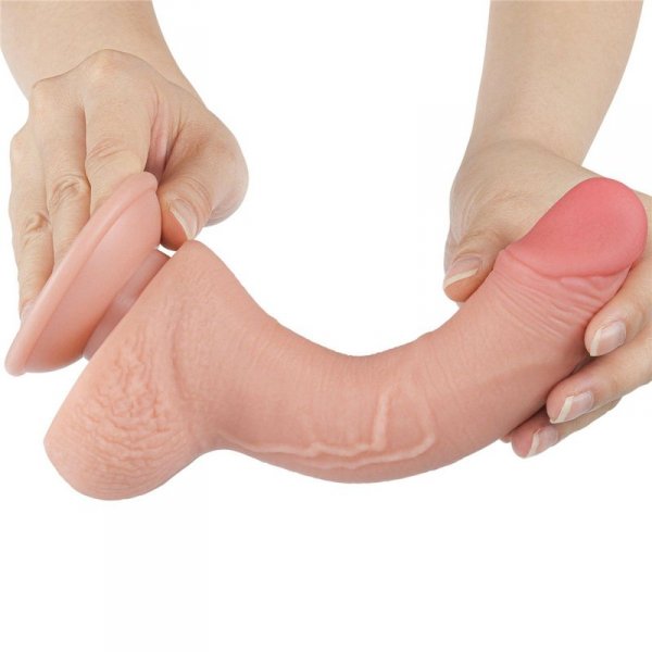 7.5&#039;&#039; Sliding Skin Dual Layer Dong Flesh
