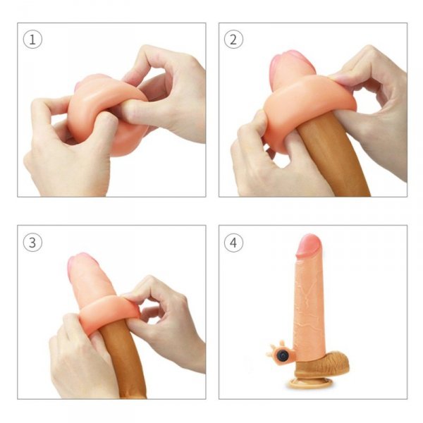 Add 2&quot; Vibrating
Silicone Extender
