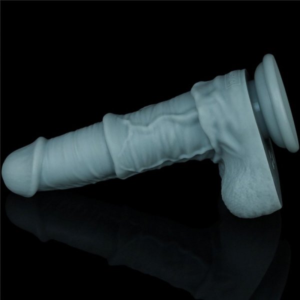 11&#039;&#039; Rechargeable Thrusting and Vibrating Silicone Dildo with Remote