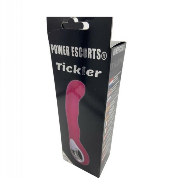 Tickler Pink Silicone GSpot Vibrator – Rechargeable