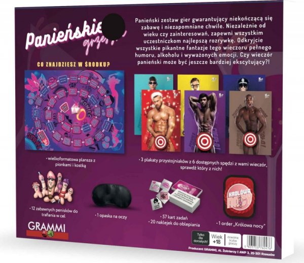 Panieńskie Grzeszki - zestaw gier na  wieczór panieński