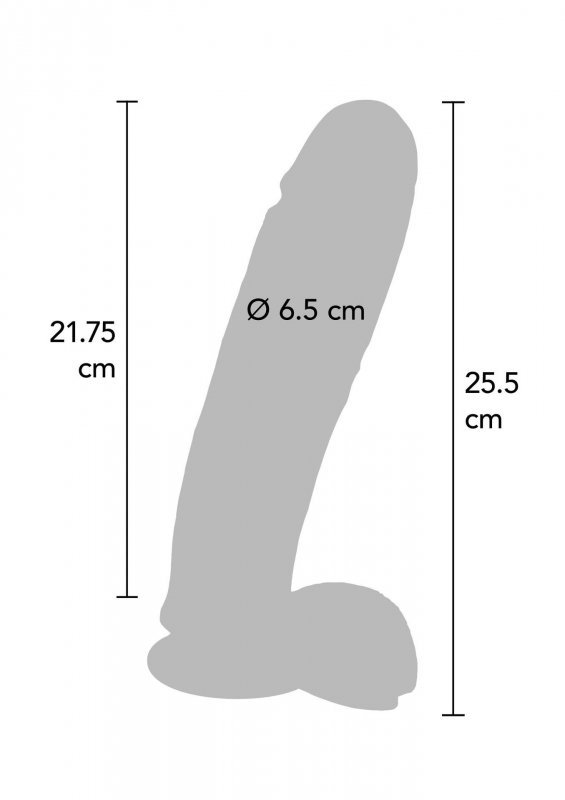 Dildo-COCK 10 INCH W/ BALLS FLESH
